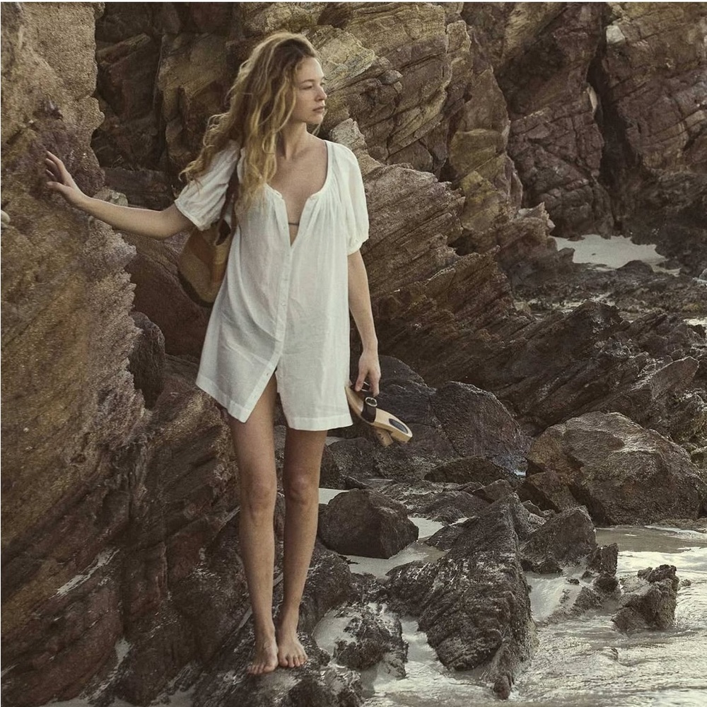 Dôen Josette Dress in Salt, Size Small